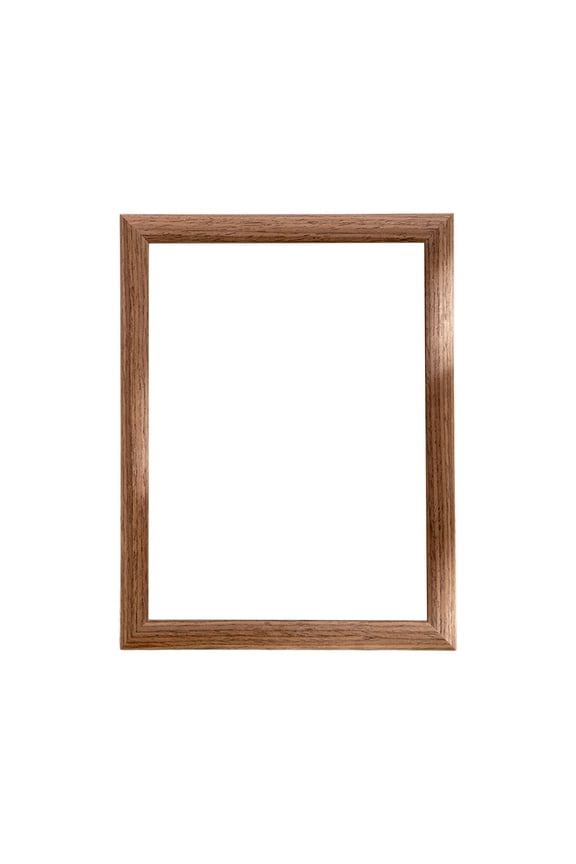 Studio Gallery Classic Picture Frame Natural Woodgrain, Vertical & Horizontal Wall Hanging Large Picture Frame for Photos, Posters & Art Prints - 4.76 x 6.73 inch (Coffee)