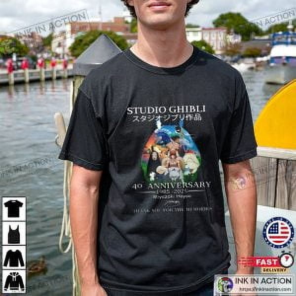 Studio Ghibli 40th Anniversary 19852025 Miyazaki Hayao Shirt