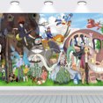 thumbnail image 1 of Studio Ghibli Party Supplies Background Backdrop Taspestry Banner Poster Decor Decorations, 1 of 6