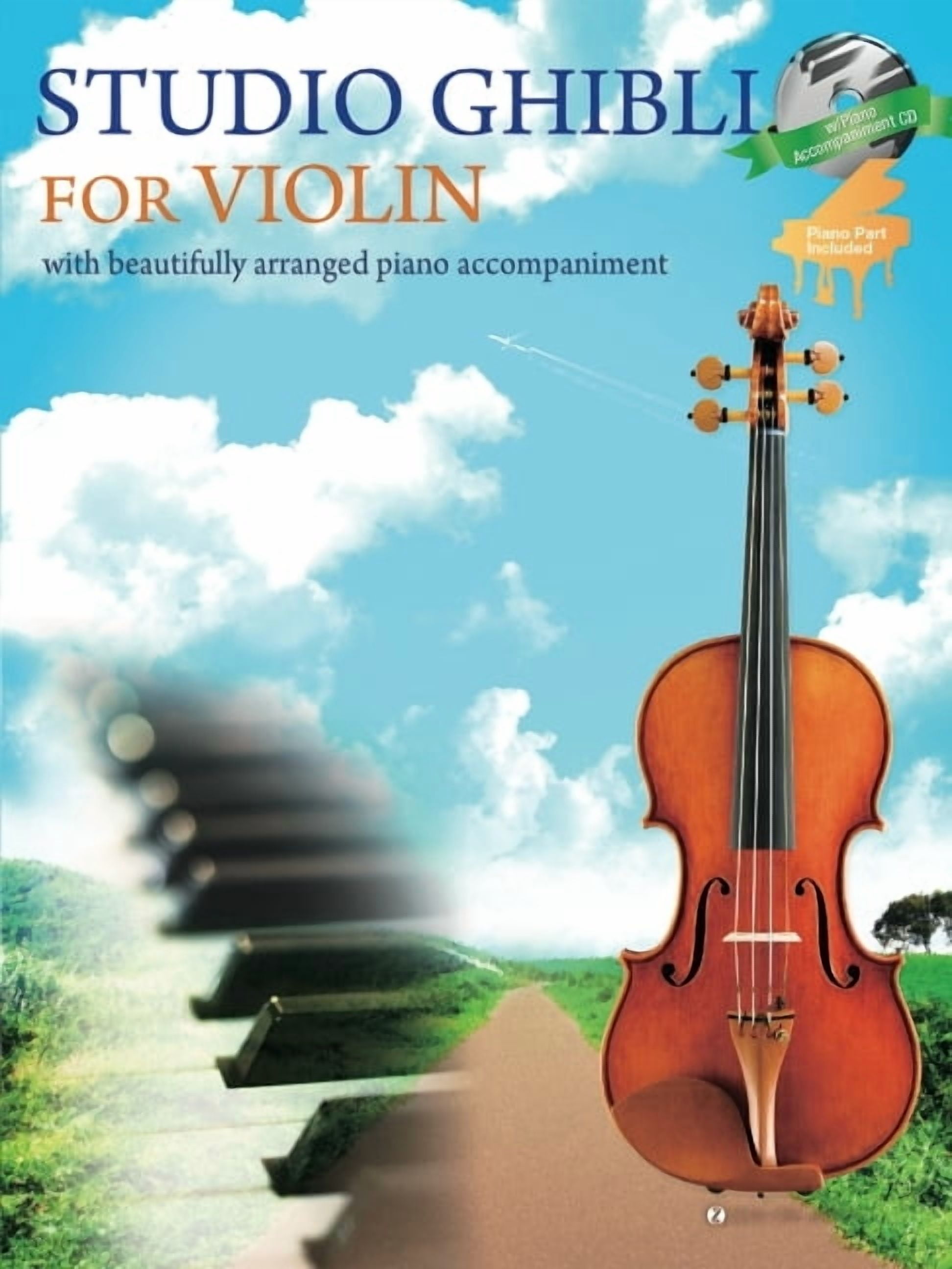 Studio Ghibli for Violin and Piano BookCD, Paperback