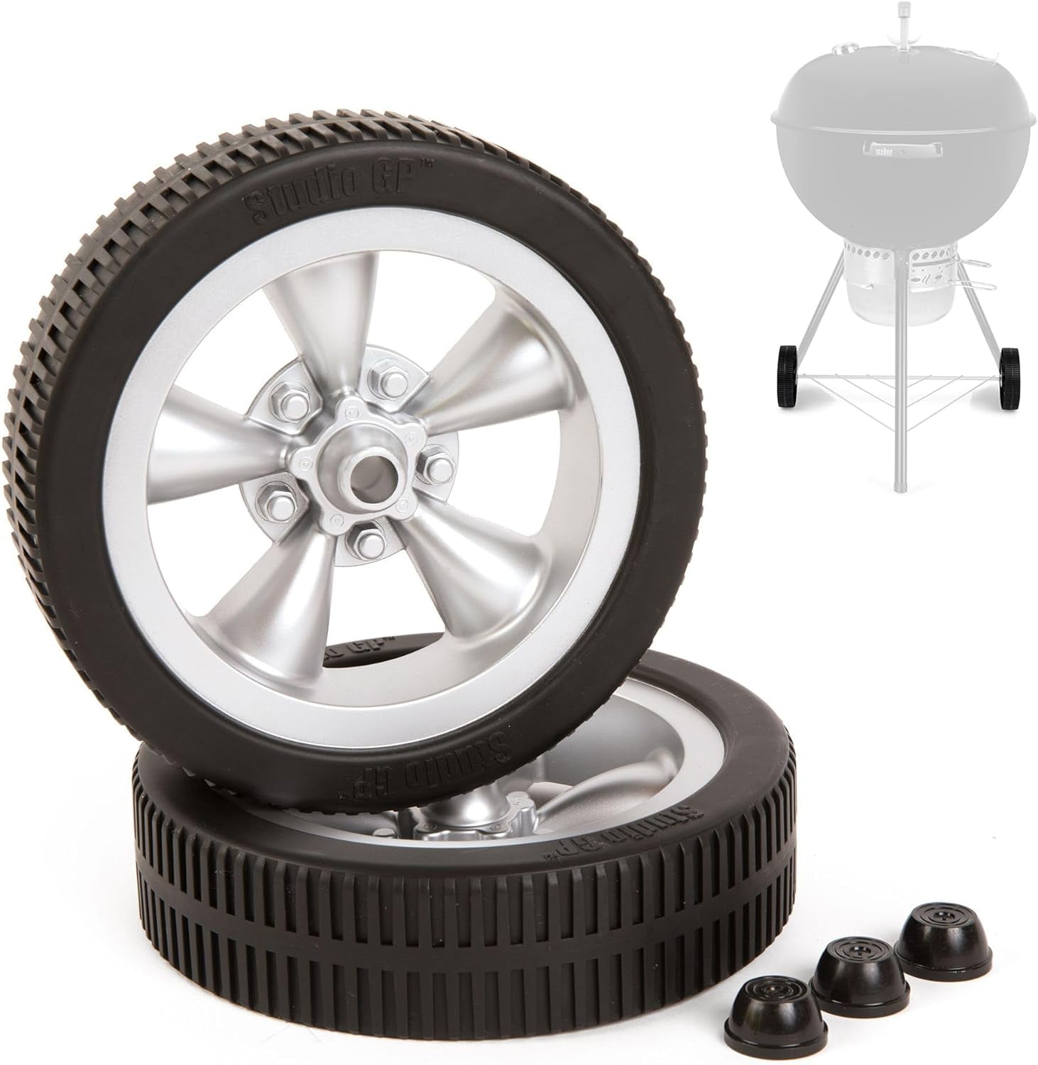 Studio Grill Parts Replacement Wheels Compatible with er Kettle