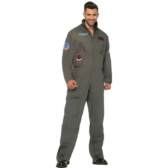 Studio Halloween Air Force Pilot Flight Suit Men's Costume Large 42-44