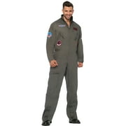 Studio Halloween Air Force Pilot Flight Suit Mens Costume Large 42-44