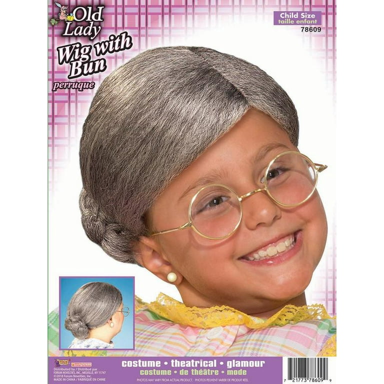 Granny Wig Childs Size Costume Accessory Granny Wig Childs Size Costume Accessory