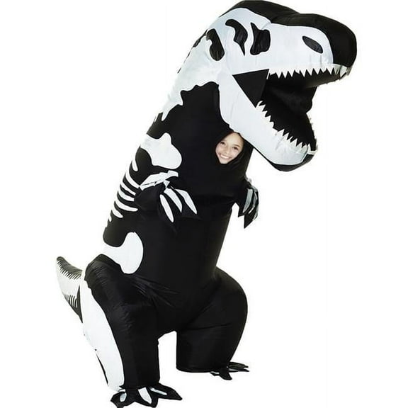 Child's Skeleton T-Rex Inflatable Costume