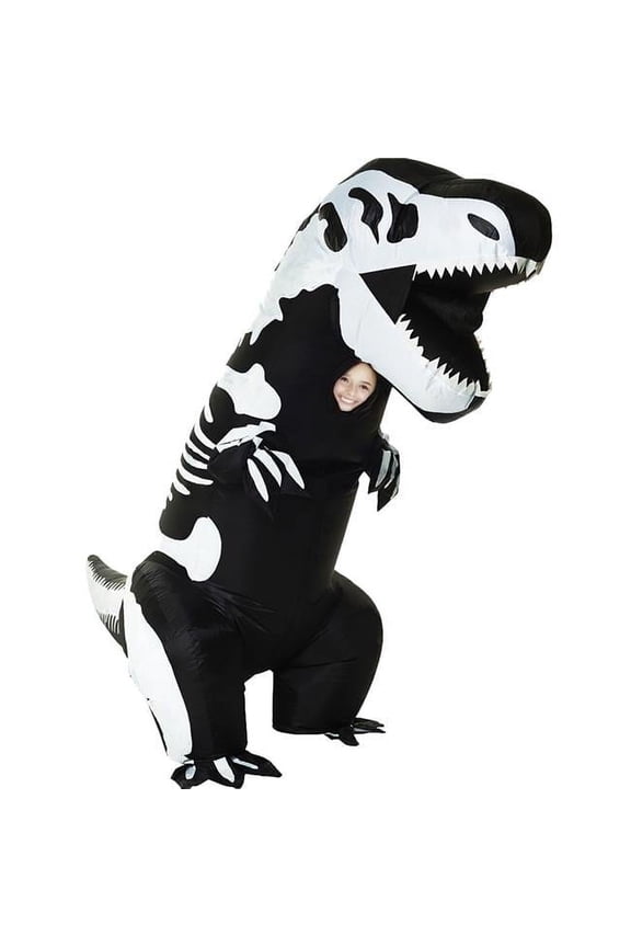 Child's Skeleton T-Rex Inflatable Costume