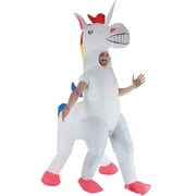 Studio Halloween, LLC Magical White 4 Legged Unicorn Inflatable Adult Costume Unisex