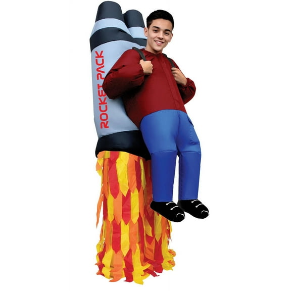 Studio Halloween, LLC Out-Of-This-World Rocket Ship Inflatable Child Costume Unisex