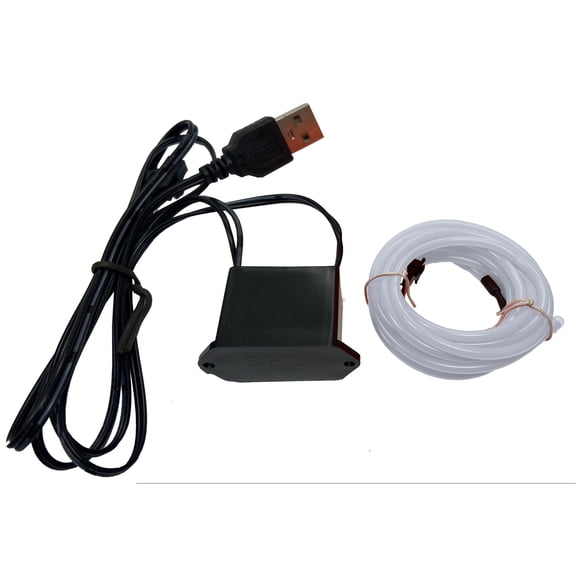 Studio Halloween Party Wire Aqua 2.3mm EL Wire With DC5V USB Inverter 3 Meter Length