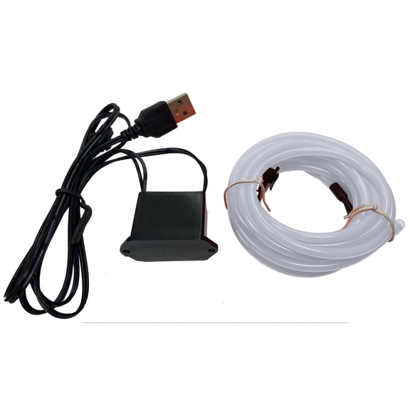 Party Wire Aqua 3.2mm EL Wire With DC5V USB Inverter 3 Meter Length