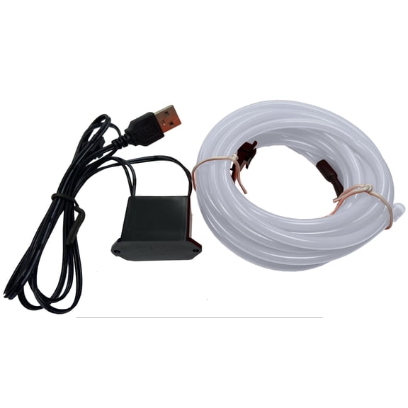 Party Wire Aqua 5.0mm EL Wire With DC5V USB Inverter 1 Meter Length