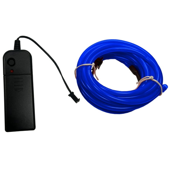 Studio Halloween Party Wire Blue 5.0mm EL Wire With DC3V 3-Mode Inverter 2 Meter Length
