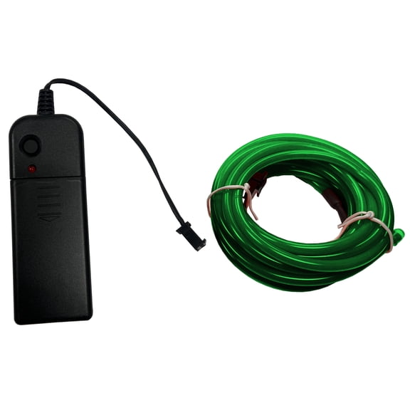 Party Wire Green 3.2mm EL Wire With DC3V 3-Mode Inverter 1 Meter Length