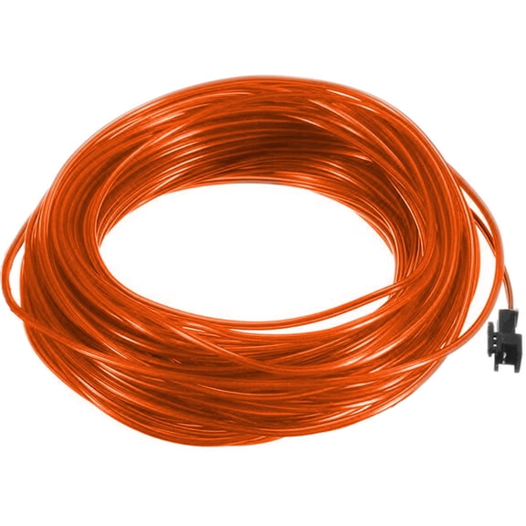 Party Wire Orange 3.2mm EL Wire 100 Meter Length Spool