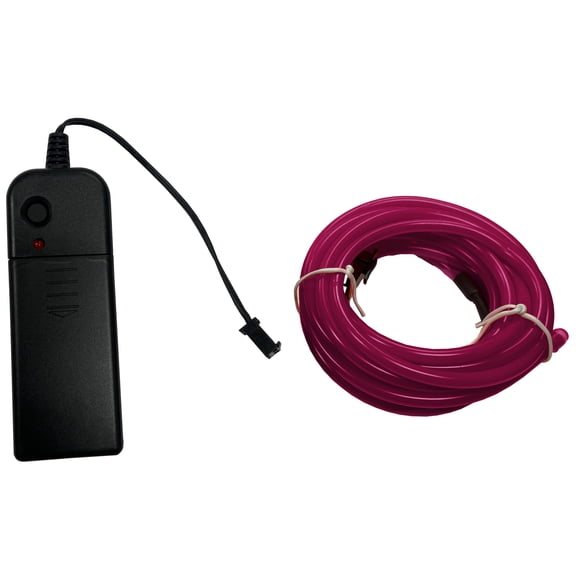 Studio Halloween Party Wire Purple 3.2mm EL Wire With DC3V 3-Mode Inverter 3 Meter Length