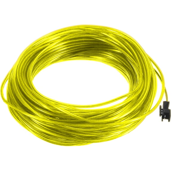 Party Wire Yellow 3.2mm EL Wire 100 Meter Length Spool