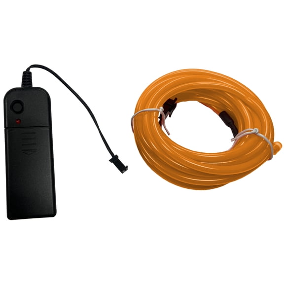 Studio Halloween Party Wire Yellow 5.0mm EL Wire With DC3V 3-Mode Inverter 3 Meter Length