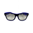 thumbnail image 1 of Studio Halloween Rae Band EL Wire Light Up Glasses Blue Costume Accessory, 1 of 2