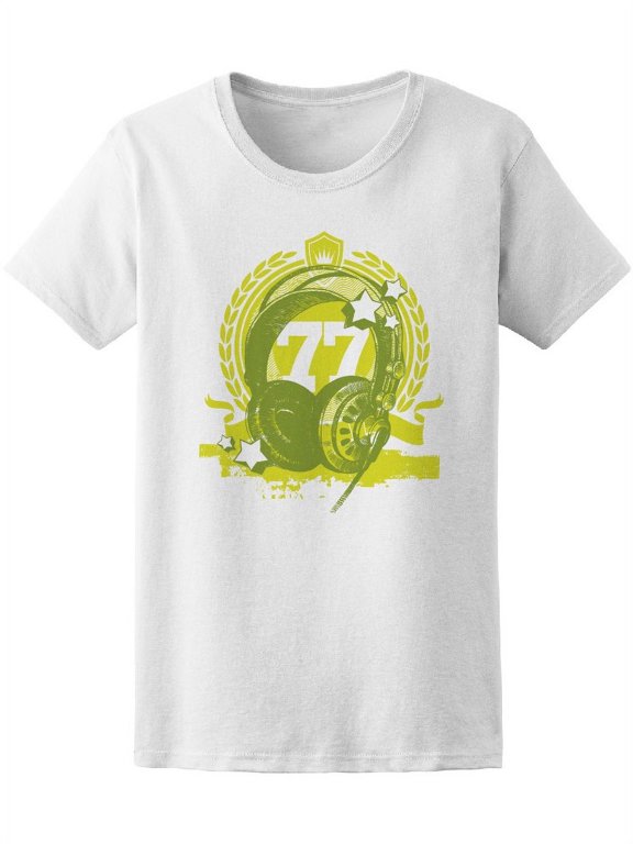 Studio Headphones T-Shirt Men -Image by Shutterstock, Male x-Large