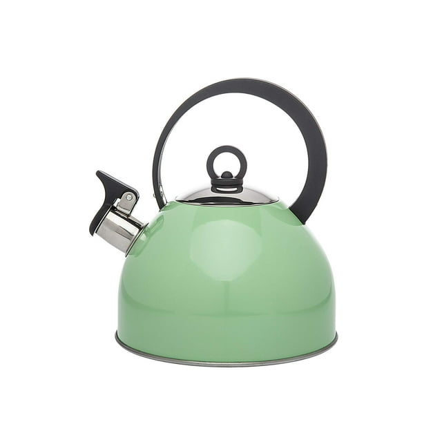 Studio Hot Water Tea Kettle, Stainless Steel Tea Pot with Whistle 2.5L, Mint