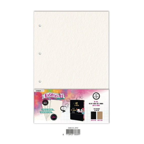 Studio Light ABM Journal Pages For ABM-ES-JOUR05 White Essentials 210x297x8mm 20 SH nr.07