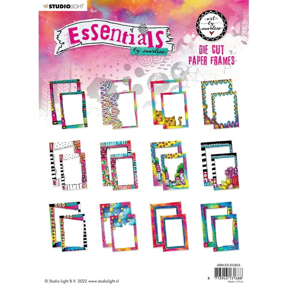 Studio Light Art By Marlene Essentials Die-Cut Block-Paper Frames