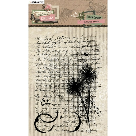 Studio Light HEN Natures Dream Clear Stamp-Nr. 530, Nature's Dream
