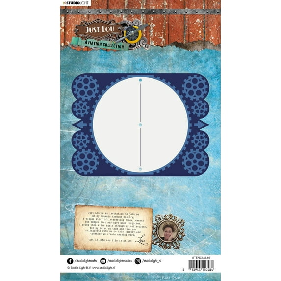 Studio Light Just Lou Aviation Cutting & Embossing Die-NR. 16