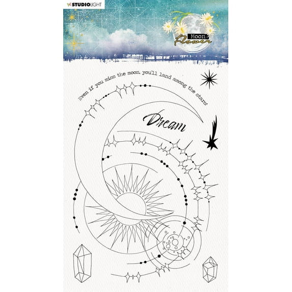 Studio Light Moon Flower Clear Stamp-NR. 136, Dream