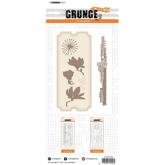 Studio Light SL Cutting Die Slimline Grunge Collection 97x225mm nr.26