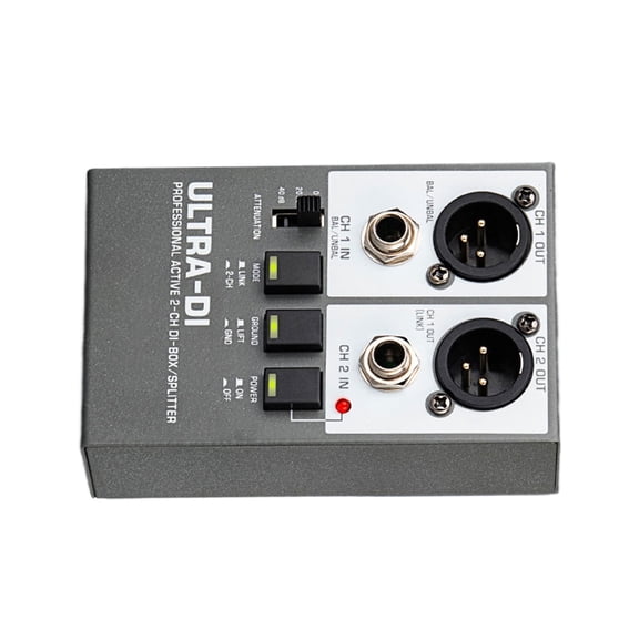 Studio Live Active Box Impedance Conversion for Instrument High Fidelities Signals Transmission