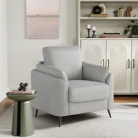 Studio Living Brooklyn Modern Accent Chair (Light Gray)