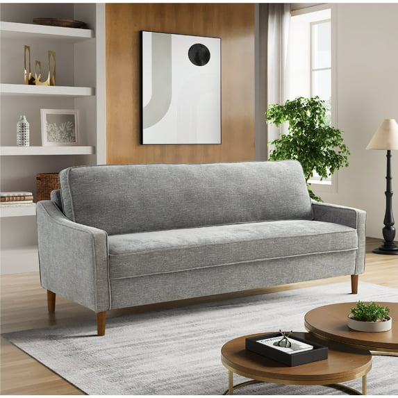 Studio Living Sanborn Modern Sofa, Gray Woven Fabric