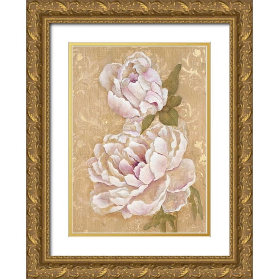 Studio M 18x24 Gold Ornate Wood Framed with Double Matting Museum Art Print Titled - Opulent Simplicity 2