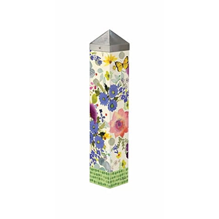 Studio M - 20" Art Pole - Summer Flowers