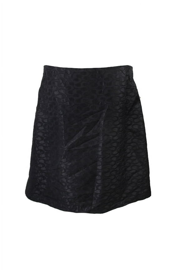 Black Jacquard Mattlisse Skirt 12