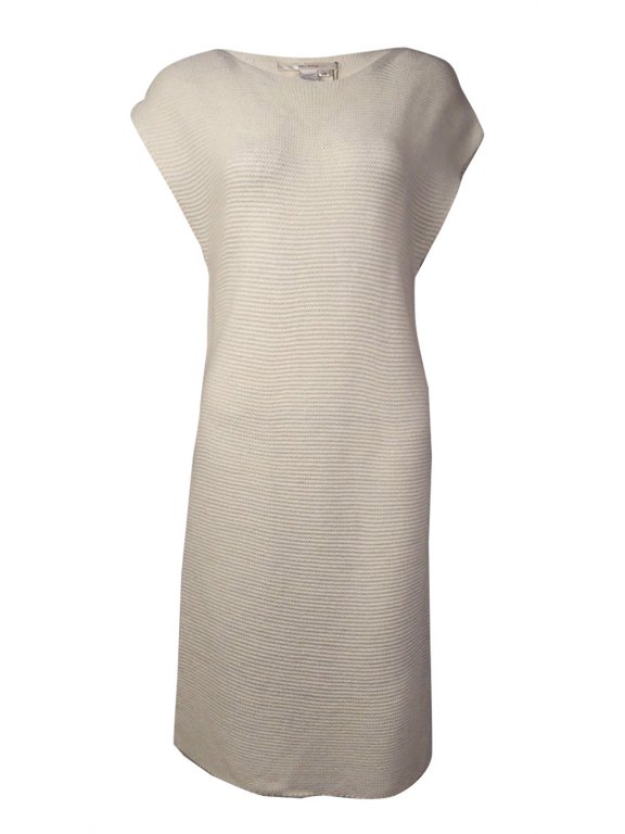 Women's Pullover Knit Long Tunic (XS, Ivory)