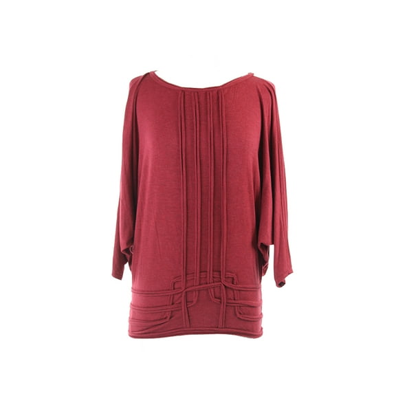 Studio M Womens Cherry Textured Rayon Jersey Top S