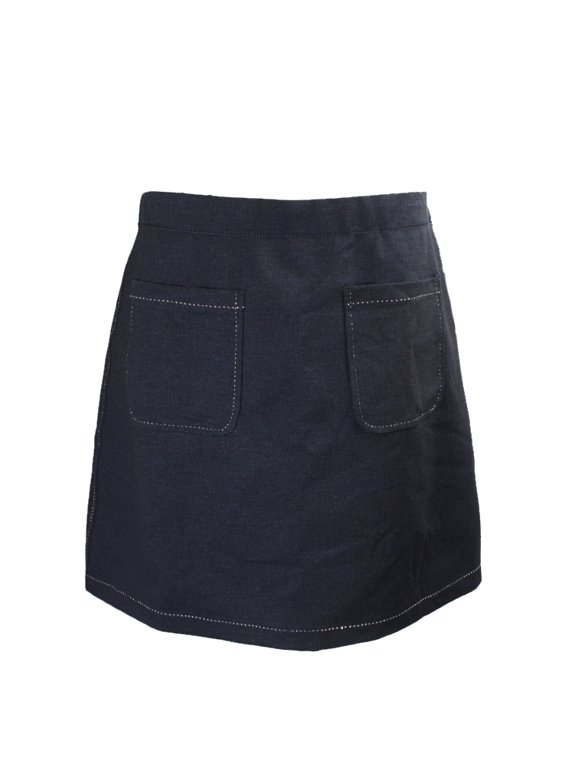 Womens Indigo Pocket A-Line Skirt M