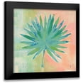 thumbnail image 1 of Studio Mousseau 12x12 Black Modern Framed Museum Art Print Titled - Beach Cove Leaves II, 1 of 5