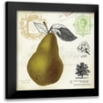 thumbnail image 1 of Studio Mousseau 12x12 Black Modern Framed Museum Art Print Titled - Pear Notes, 1 of 5
