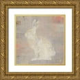 thumbnail image 1 of Studio Mousseau 12x12 Gold Ornate Wood Framed with Double Matting Museum Art Print Titled - Lodge Fauna II FB, 1 of 4