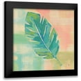 thumbnail image 1 of Studio Mousseau 15x15 Black Modern Framed Museum Art Print Titled - Beach Cove Leaves III, 1 of 5