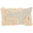 thumbnail image 1 of Studio NYC Design Sequins and Fringe 100pct Cotton Lumbar Pillow, 1 of 3