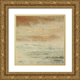 thumbnail image 1 of Studio Nova 26x26 Gold Ornate Wood Framed with Double Matting Museum Art Print Titled - Siena Abstract I, 1 of 4