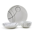 thumbnail image 1 of Studio Nova Porcelain Circles 18-Piece Dinnerware Set, 1 of 10