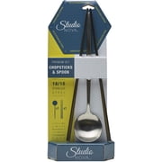 Studio Nova Premium 18/10 Stainless Steel Chopsticks & Spoon Set