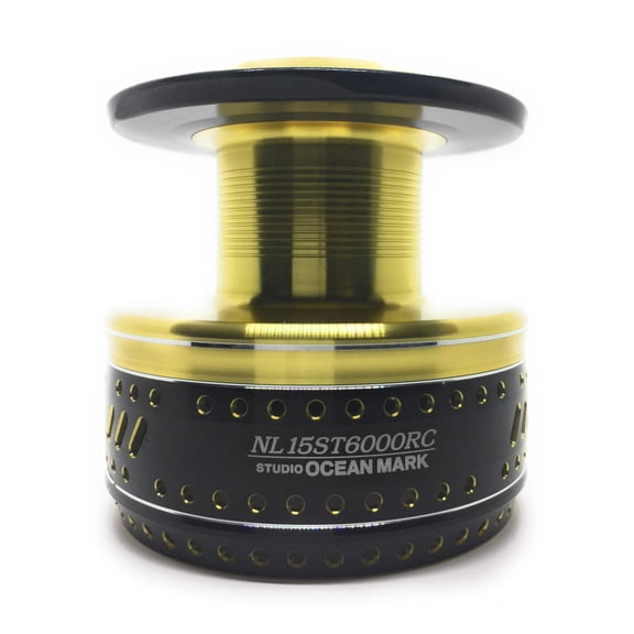 Studio Ocean Mark NO LIMITS Spool NL15ST6000RC-Black Gold Custom Fishing Spool