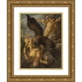 thumbnail image 1 of Studio Of Jacob Jordaens 19x24 Gold Ornate Framed and Double Matted Museum Art Print Titled - Prometheus Bound, 1 of 4
