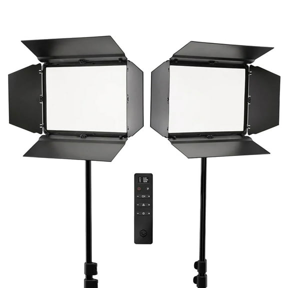 Lume Cube Studio Panel LED 2-Light Kit with Barndoors and Stand